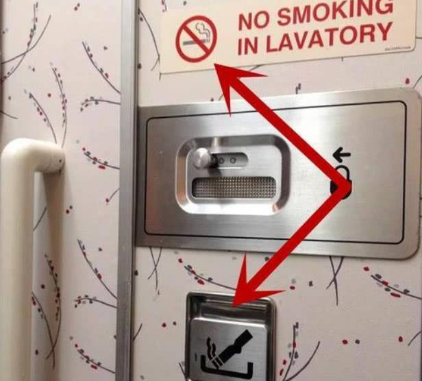 飞机上禁止吸烟为何卫生间还要设置烟灰缸