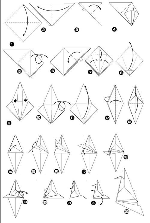 千纸鹤的寓意和象征，千纸鹤制作步骤以及代表的含义