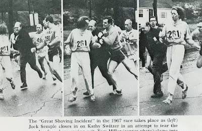 凯瑟琳·斯威策 第一个跑马拉松的女性