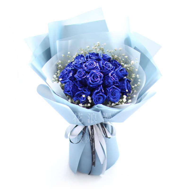 蓝玫瑰代表什么意思花语是什么「蓝玫瑰的象征和含义」蓝玫瑰花语蓝玫瑰象征着什么蓝玫瑰代表什么